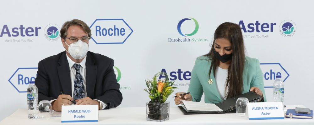 Aster DM Healthcare Signs Strategic Partnership With Roche Diagnostics To Provide Advanced Diagnostics Solutions Across Facilities In GCC